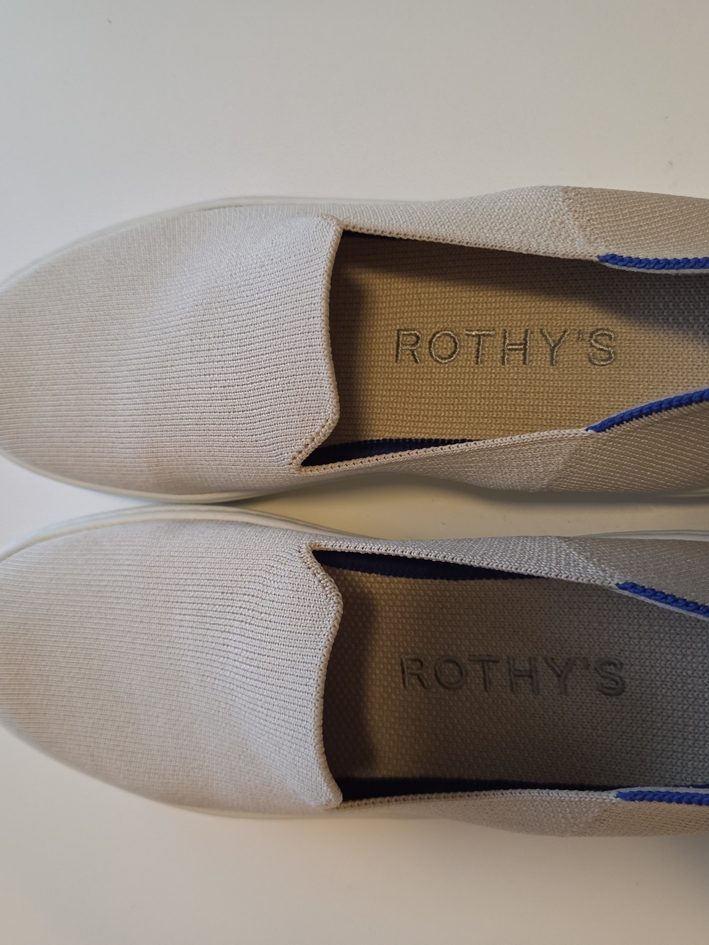 Rothy's Original Slip-On Sneakers in Sand 7.5